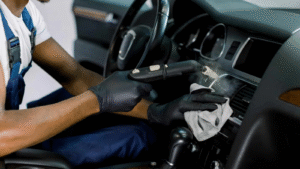 CAR INTERIOR STEAM CLEANING