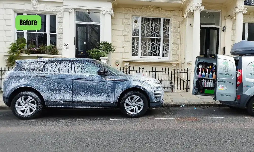 Mobile Car Valeting 10 Ecoverde london car wash before