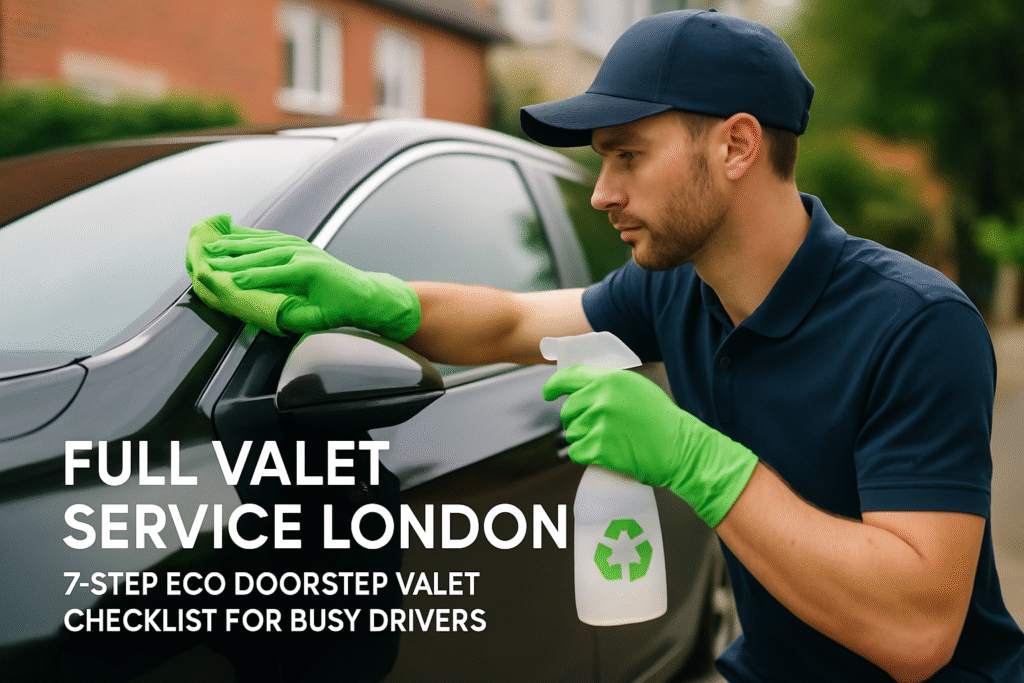Full Valet Service London: 7-Step Eco Doorstep Valet Checklist for Busy Drivers 7 full valet service london 7 step eco doorstep valet checklist for busy drivers featured image 1